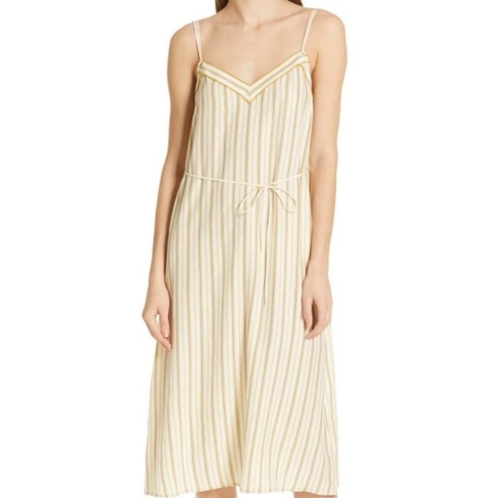 NWT rag & bone Ilona Silk Striped Slip Dress M